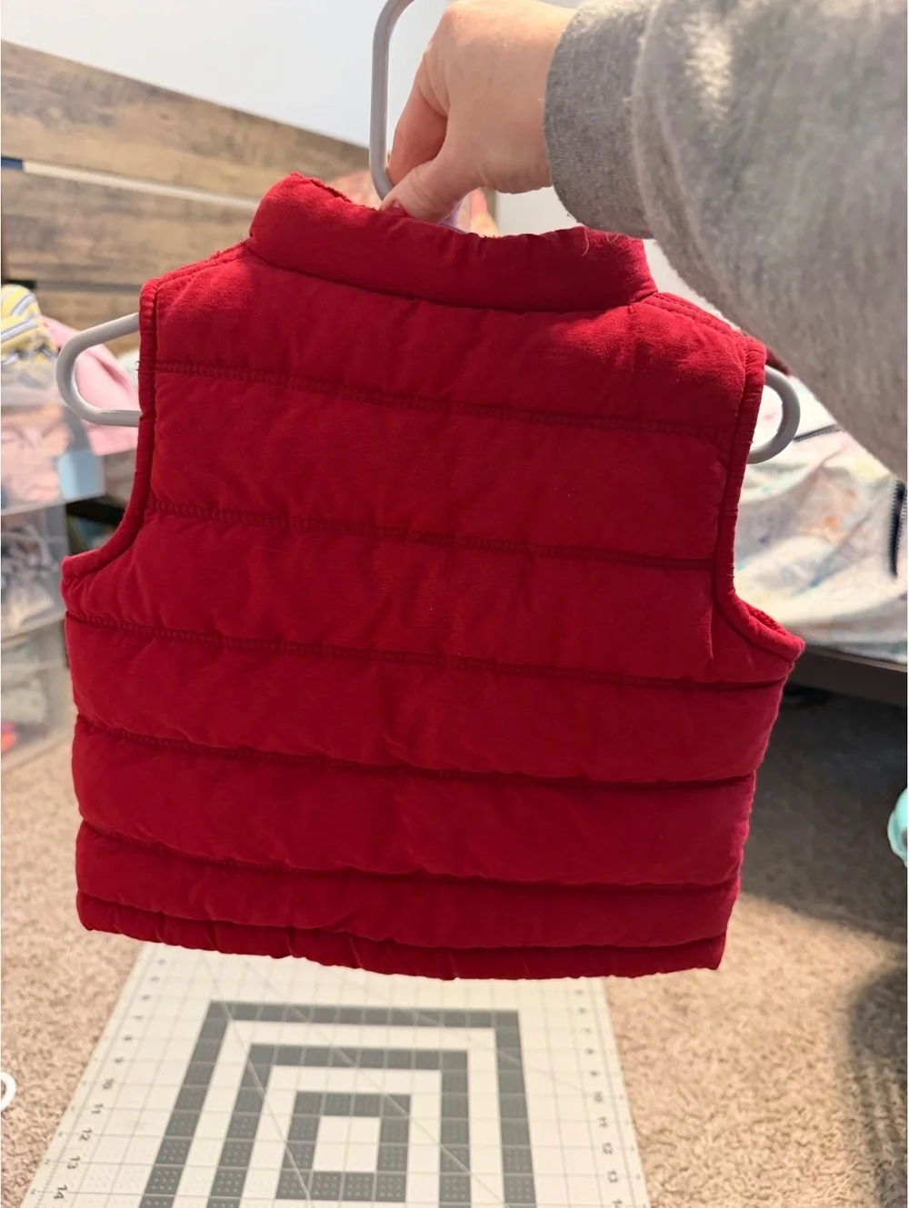 Gymboree Red Quilted Baby Vest 6-12 Months